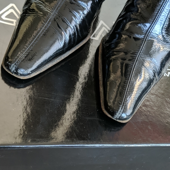 Patent leather boots. Aquatalia 9 - Picture 5 of 6